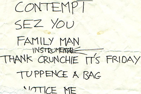 who cares setlist 1